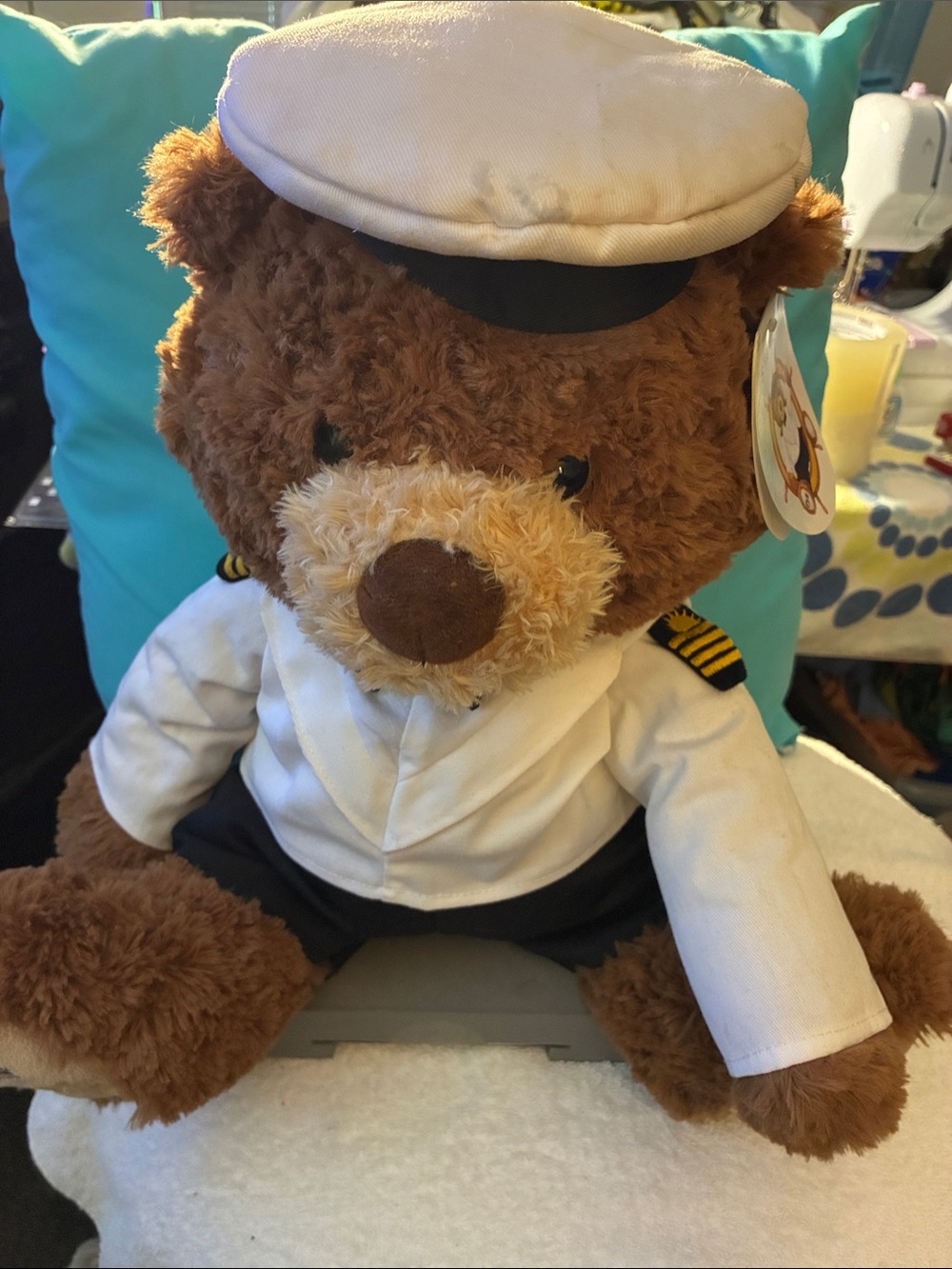 NWT Captain Stanley the Teddy Plush Toy mascot-Princess Cruises captain’s outfit